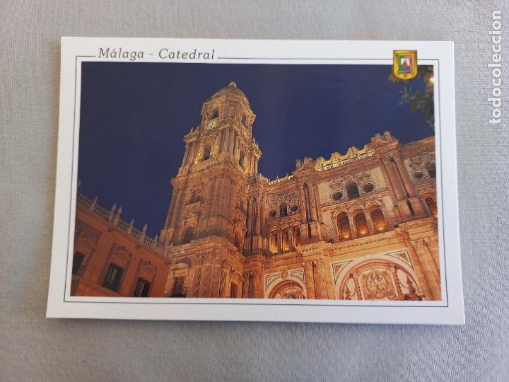 Postales: LA CATEDRAL DE MALAGA. COSTA DEL SOL N&ordm; 93. EDICIONES DOMINGUEZ FISA ESCUDO ORO. S/C