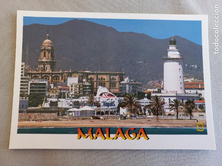 Postales: LA FAROLA.. PLAYA. MALAGA. COSTA DEL SOL N&ordm; 64. EDICIONES DOMINGUEZ FISA ESCUDO ORO. S/C