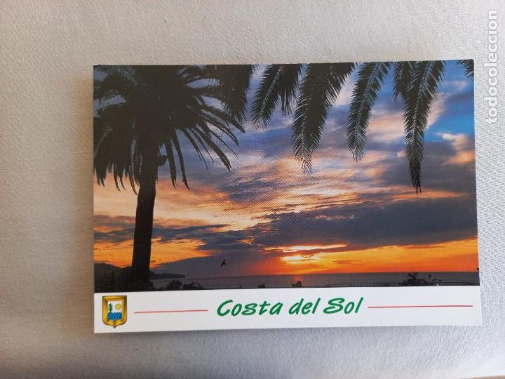 Postales: PUESTA DE SOL, COSTA DEL SOL . 2003. MALAGA N&ordm; 48. EDICIONES DOMINGUEZ FISA ESCUDO ORO. S/C
