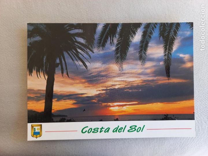 Postales: PUESTA DE SOL, COSTA DEL SOL . 2003. MALAGA N&ordm; 48. EDICIONES DOMINGUEZ FISA ESCUDO ORO. S/C