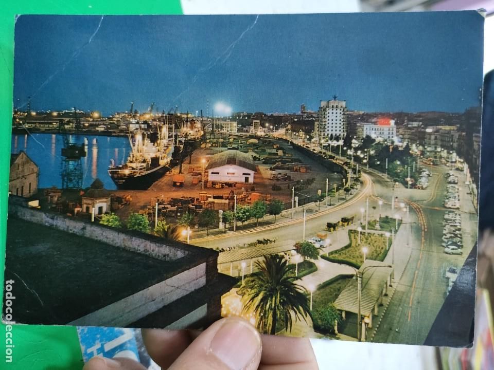 Postales: Postal CADIZ Vista Parcial circulada mal estado