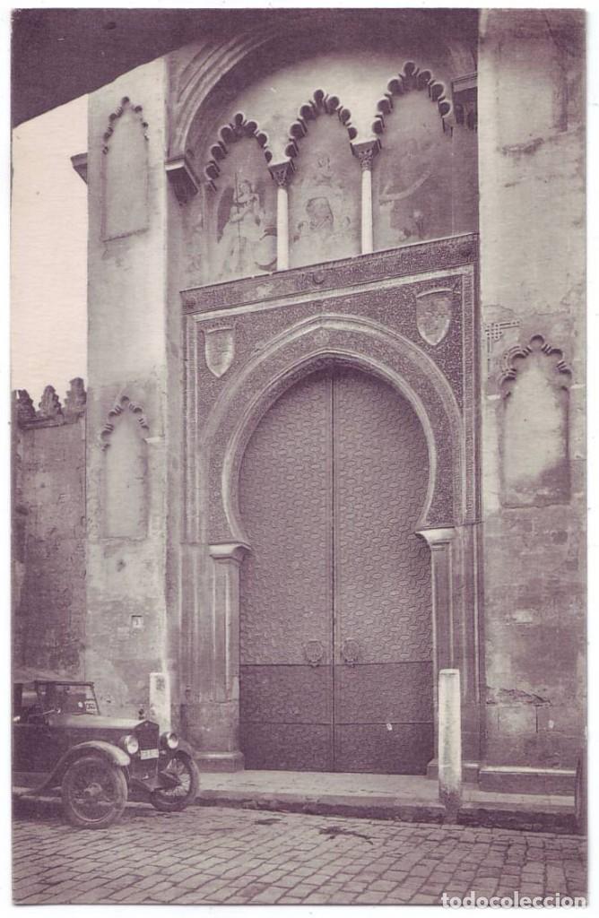 Postales: C&oacute;rdoba: Mezquita. Puerta de Perd&oacute;n. L. Roisin. No circulada (A&ntilde;os 20)