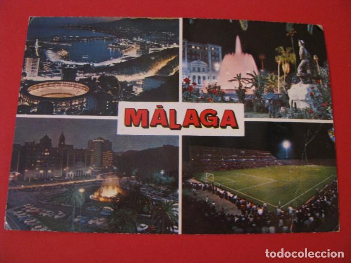 Postales: POSTAL DE MALAGA. ED. BEASCOA 1455. ESCRITA. DESPERFECTOS.