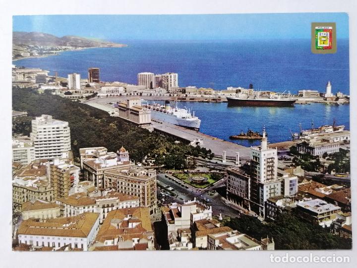 Postales: POSTAL MALAGA, VISTA PARCIAL AEREA
