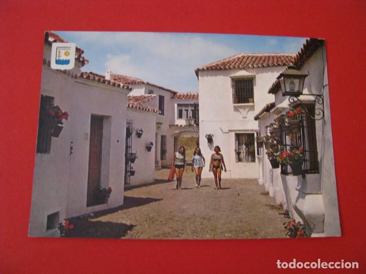 Postales: POSTAL DE COSTA DEL SOL. REGRESO DE LA PLAYA. DOMINGUEZ.