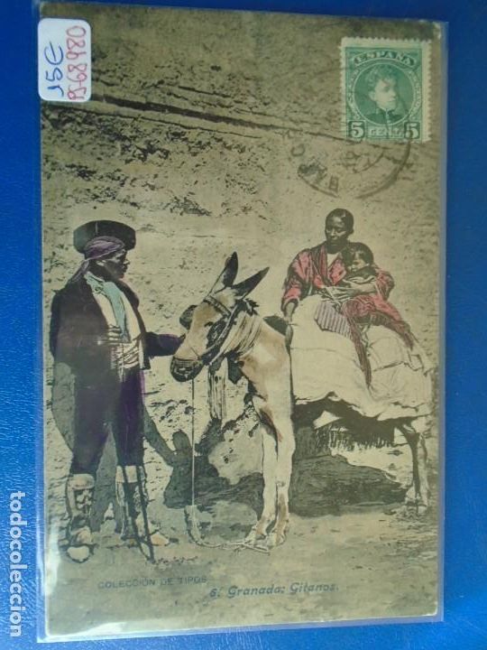 Postales: (PS-689080)POSTAL DE GRANADA-GITANOS.COLECCION DE TIPOS - Foto 1