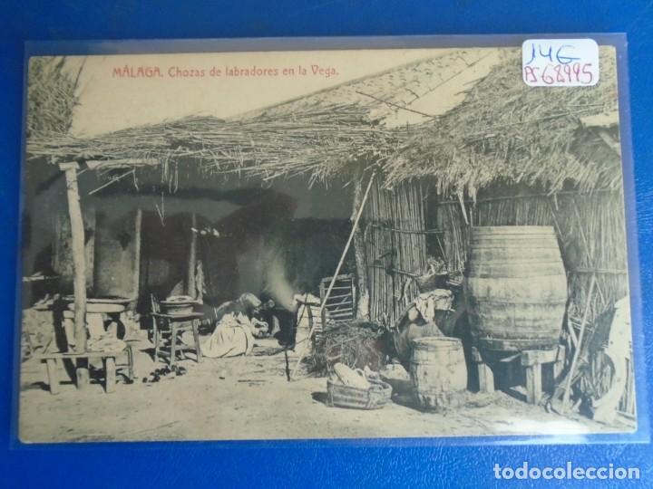 Postales: (PS-68995)POSTAL DE MALAGA-CHOZAS DE LABRADORES EN LA VEGA.THOMAS