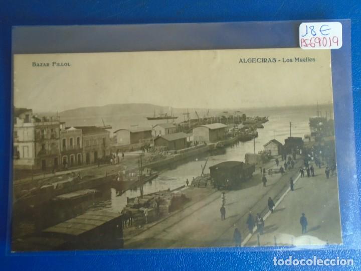 Postales: (PS-69019)POSTAL FOTOGRAFICA DE ALGECIRAS-LOS MUELLES.BAZAR FILLOL