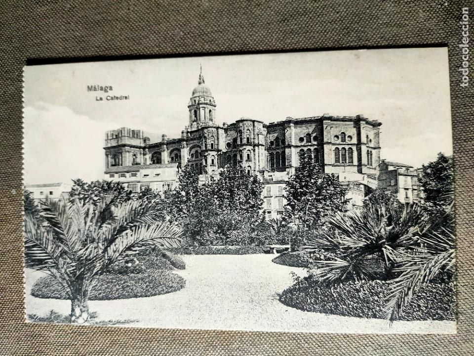 Postales: Antigua postal de M&aacute;laga. La catedral. - Foto 1
