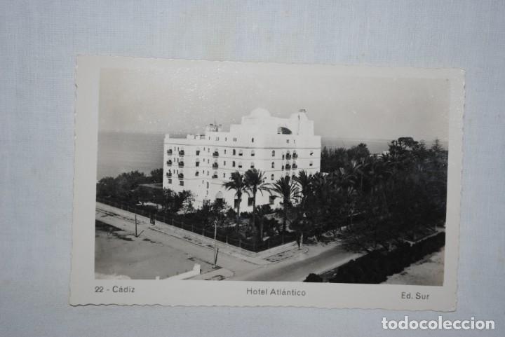 Postales: CADIZ , ANTIGUO , HOTEL ATLANTICO .