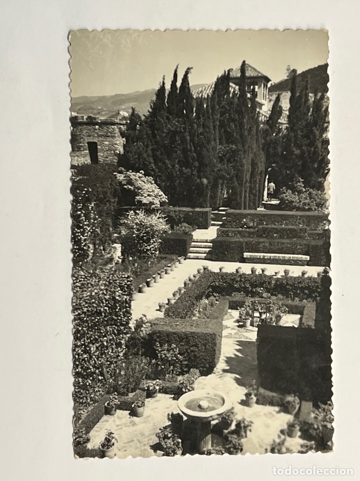 Postales: MALAGA. Postal No.306, Alcazaba.. FOTO CORTES (h.1950?) C&iacute;rculada&hellip;