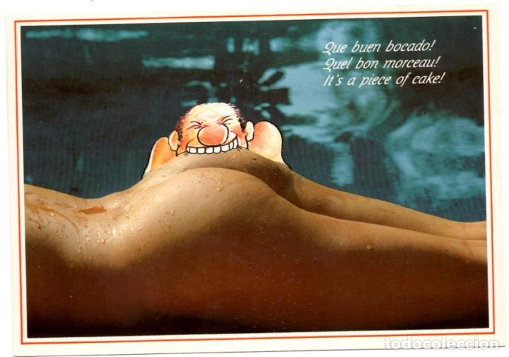 Postales: POSTAL HUMOR&Iacute;STICA DE LA COSTA DEL SOL (ESCUDO DE ORO)