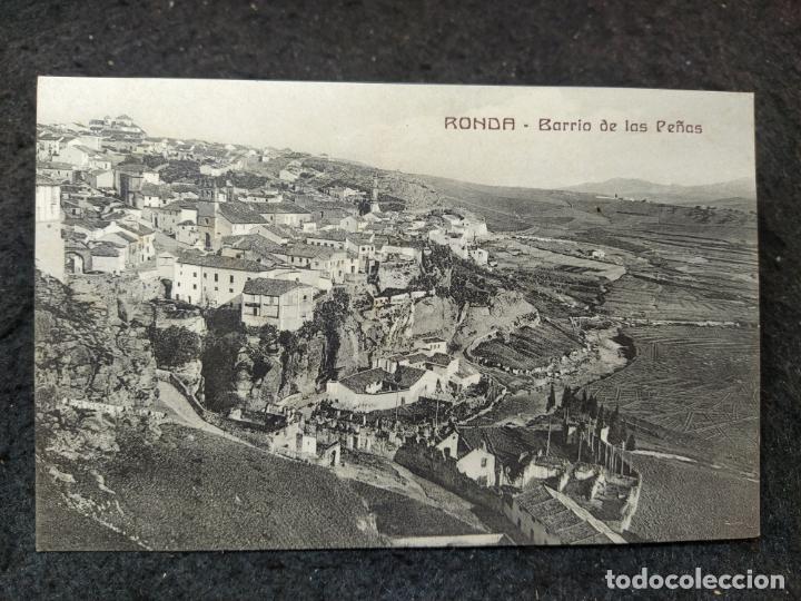 Postales: RONDA-BARRIO DE LAS PE&Ntilde;AS-FOTOTIPIA ALTEROCCA-FOTO REYES-8920-POSTAL ANTIGUA-(92.850)