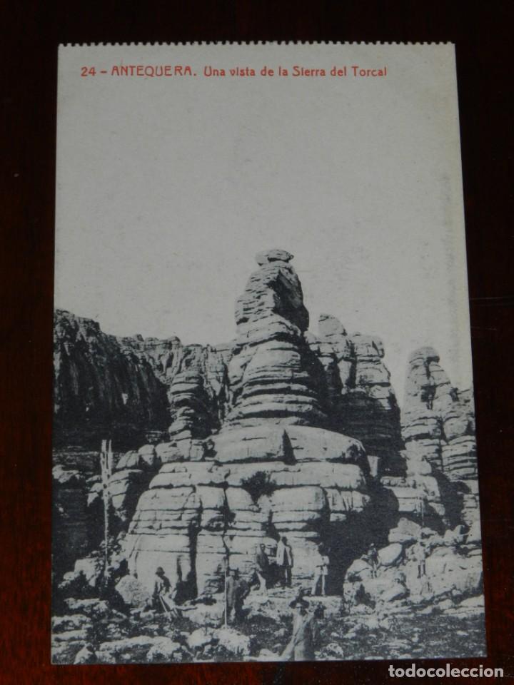 Postales: POSTAL DE ANTEQUERA (MALAGA) - UNA VISTA DE LA SIERRA DEL TORCAL - N.24. EDICION EL SIGLO XX . SERIE