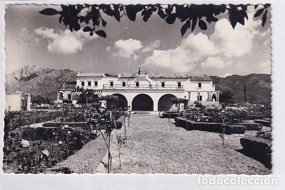 Postales: 34 Ciudad de Marbella. Jardines del Albergue de San Francisco. Ediciones Arribas. Circulada.