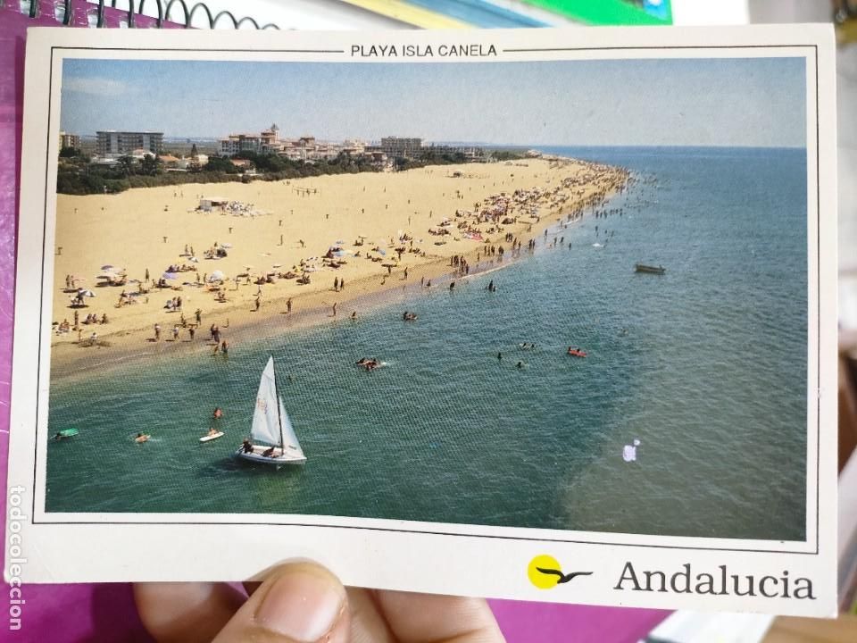 Postales: Postal Playa Isla Canela ANDALUCIA Edici&oacute;n de NUNO ALVES Escrita