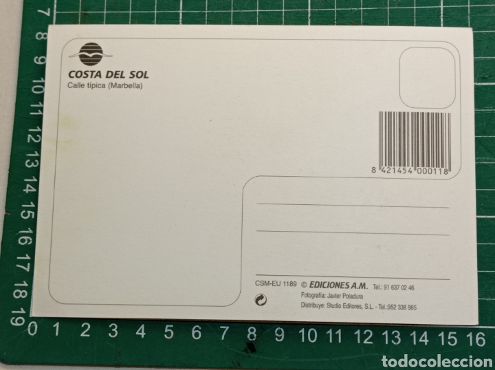 Postales: POSTAL COSTA DEL SOL MARBELLA EDICIONES A.M. - Foto 2
