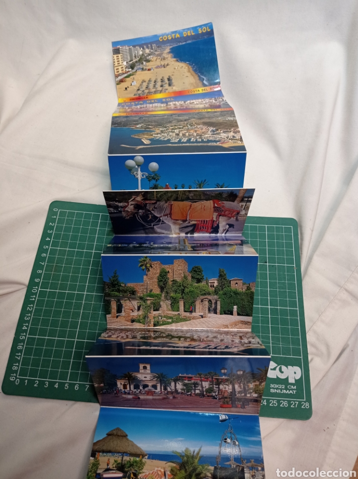 Postales: SERIE POSTALES ABANICO COSTA DEL SOL EDICIONES A. M.