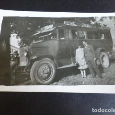 Postales: CADIZ POSTAL FOTOGRAFICA 1928 COCHE DE LINEA AUTOBUS LA HISPANO SANLUCAR CADIZ PUERTO REAL SAN FERNA