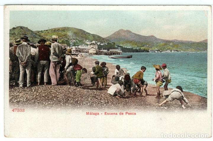 Postcards: PRECIOSA POSTAL - MALAGA - ESCENA DE PESCA - 47333