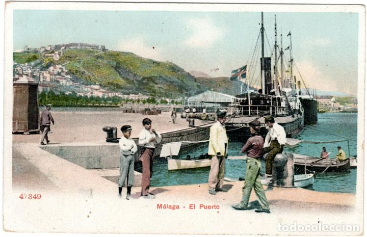 Postales: PRECIOSA POSTAL - MALAGA - EL PUERTO - 47349