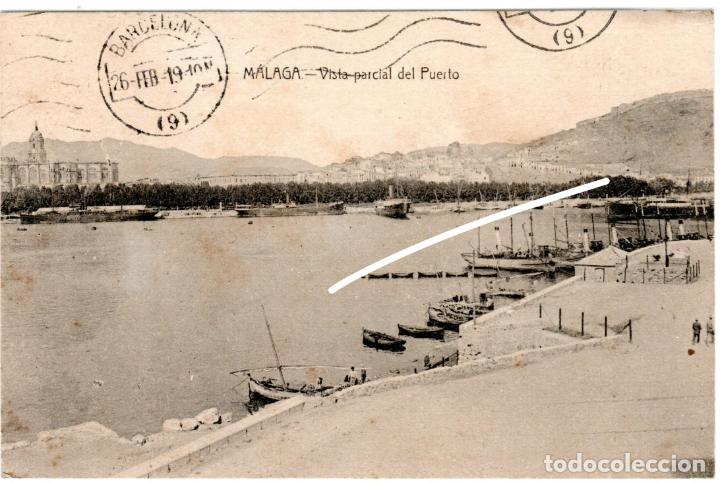Postais: BONITA POSTAL - MALAGA - VISTA PARCIAL DEL PUERTO