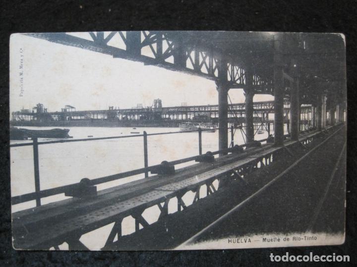 Postales: HUELVA-MUELLE DE RIO TINTO-POSTAL ANTIGUA-(93.333)