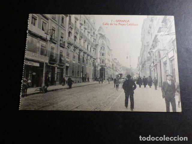 Postales: GRANADA CALLE DE LOS REYES CATOLICOS - Foto 1