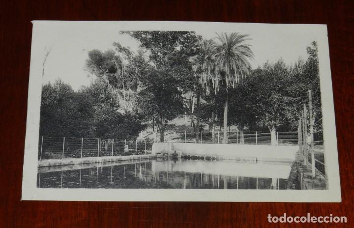 Postales: POSTAL DE MALAGA, N.40, LAGO DE LA HACIENDA DE SAN JOSE, ED. L. ROISIN, NO CIRCULADA.