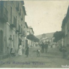 Postales: MALAGA. MOTRIL. CALLE DE HERNANDEZ VELASCO. FOTOGRÁFICA. CIRCULADA EN 1914. MUY RARA.. Lote 340313103