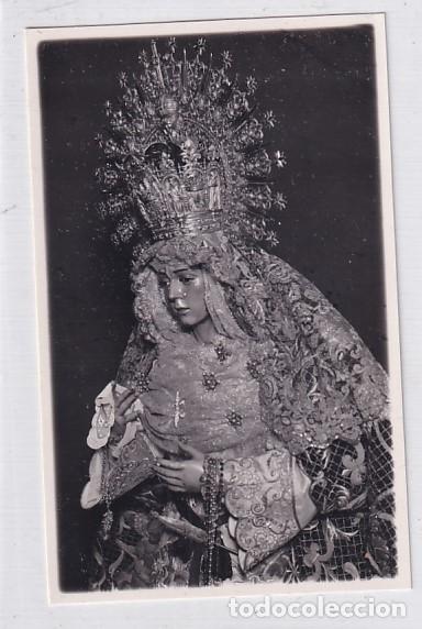 Postales: Postal fotográfica Virgen Esperanza Macarena. C. Sánchez del Pando Sevilla. Sin circular.