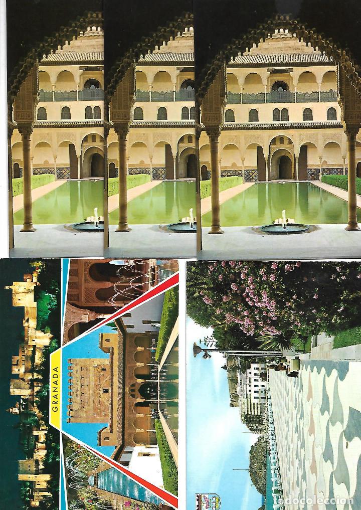 Postales: 5 POSTALES ANTIGUAS DE GRANADA NUEVA PERFECTAS TRES MODELOS