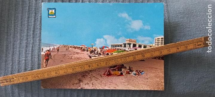 Postales: N&ordm; 5502 TORRE DEL MAR. PLAYA DEL CLUB NAUTICO. VELEZ-MALAGA. EDITORIAL PERGAMINO. POST CARD