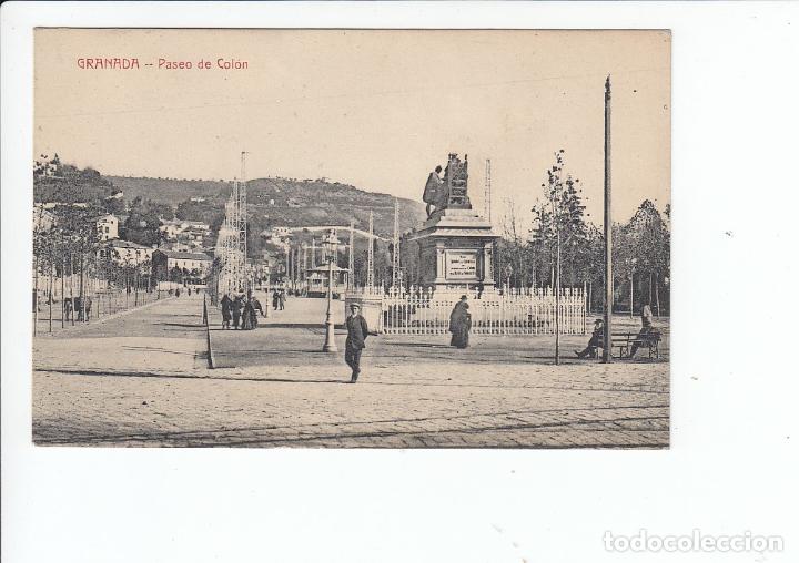 Postales: GRANADA.-PASEO DE COL&Oacute;N