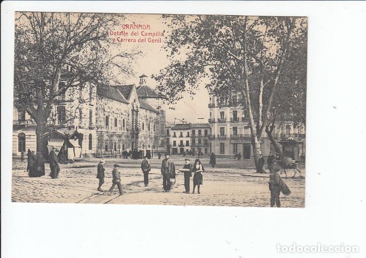 Postales: GRANADA.-DETALLE DEL CAMPILLO Y CARRERA DEL GENIL