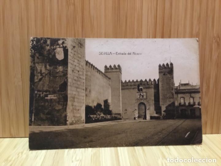 Cartoline: SEVILLA. - ENTRADA DEL ALC&Aacute;ZAR.