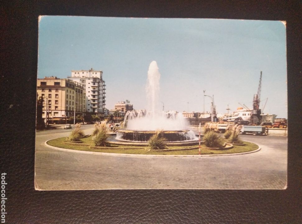 Postales: CADIZ, FUENTE LUMINOSA Y MUELLE. 1964