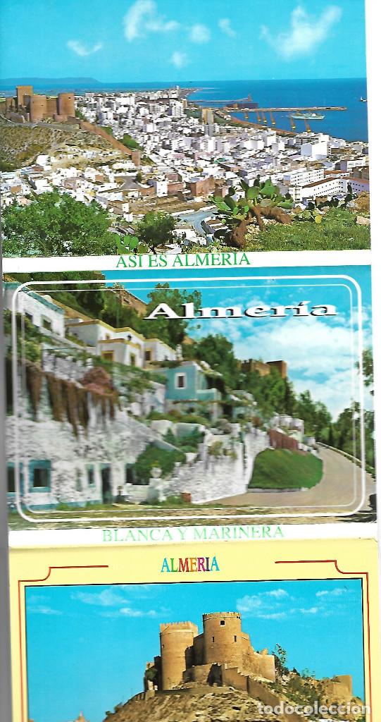 Postales: CARPETA CON 10 POSTALES DE ALMERIA NUEVA PERFECTA