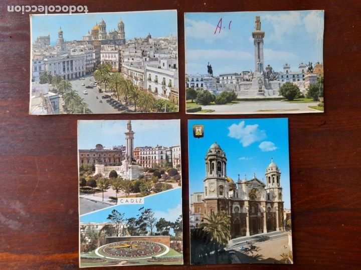 Postales: Una postal, plaza San Juan de Dios en Cadiz n&ordm; 37, a&ntilde;os 40-50&acute;s, cuatro postales a elegir