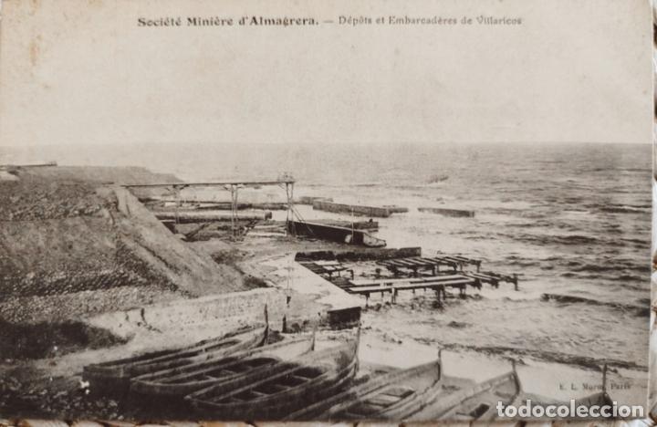 Postales: ALMERIA, SIERRA DE ALMAGRERA, SOCIEDAD MINERA ALMAGRERA, DEPOTS ET EMBARCADERES VILLARICOS