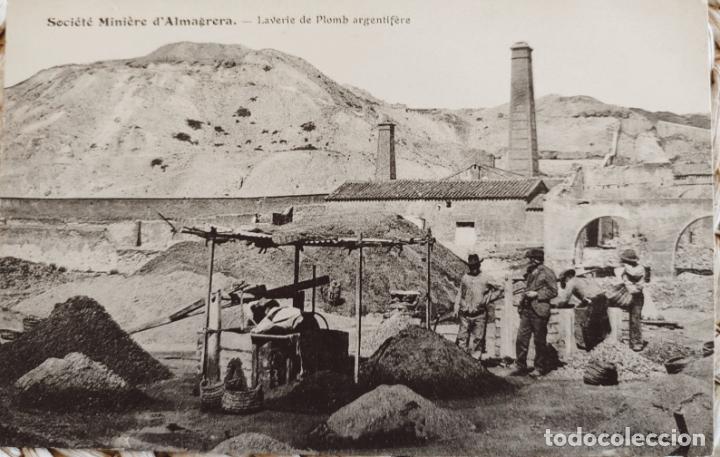Postales: ALMERIA, SIERRA DE ALMAGRERA, SOCIEDAD MINERA ALMAGRERA, LAVERIE DE PLOMB ARGENTIFERE