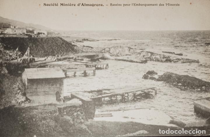 Postales: ALMERIA, SIERRA DE ALMAGRERA, SOCIEDAD MINERA ALMAGRERA, BASINS POUR L,EMBARCAMENT DES MINERALES