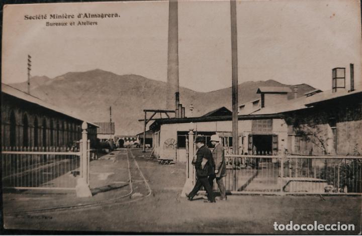 Postales: ALMERIA, SIERRA DE ALMAGRERA, SOCIEDAD MINERA ALMAGRERA, BOUREAUX ET ATELIERS