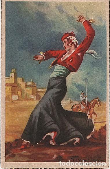 Postales: X127122 ANDALUCIA MALAGA BOLERO ILLUSTRATOR GIVALT LEVIN