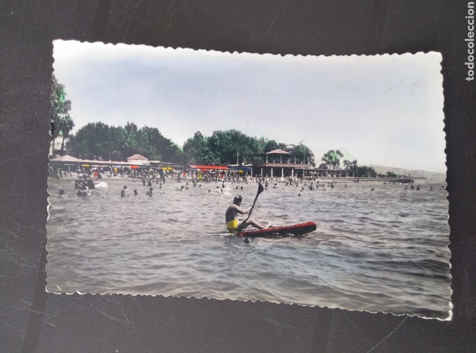 Postales: MALAGA, BA&Ntilde;OS DEL CARMEN. FOTO DE CORTES.