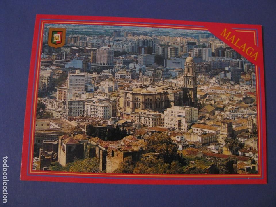 Postkarten: POSTAL DE MALAGA. VISTA PARCIAL DESDE GIBRALFARO. DOMINGUEZ.