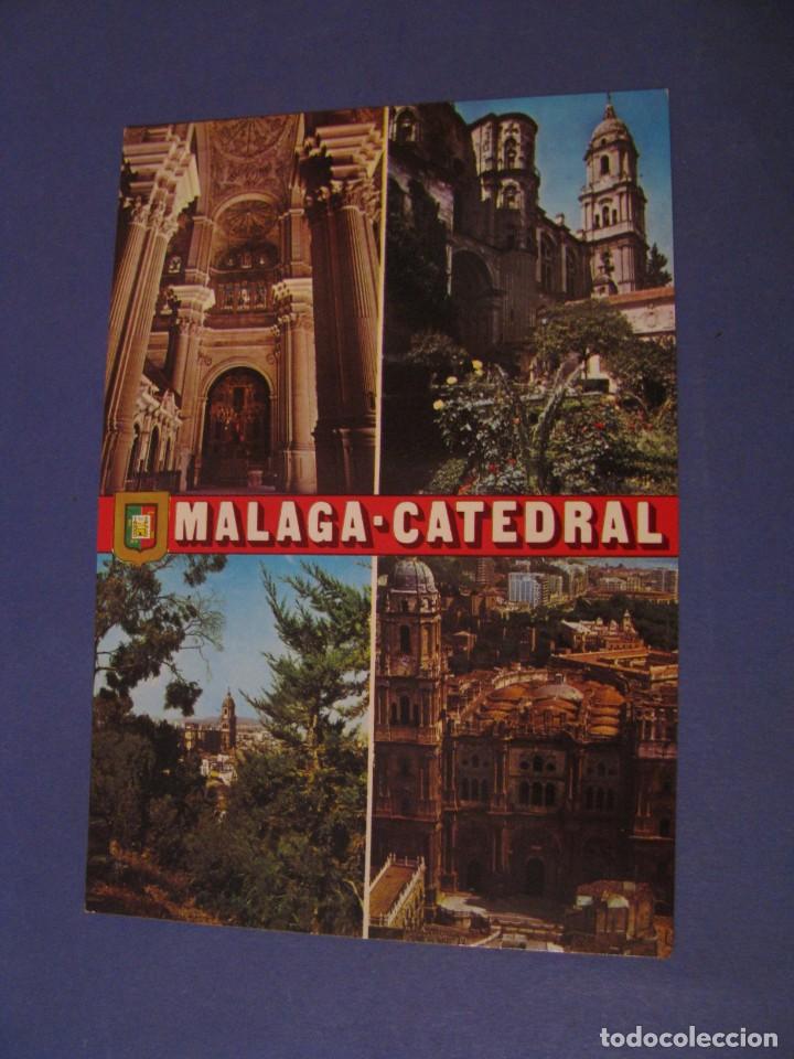 Postales: POSTAL DE MALAGA. LA CATEDRAL. DOMINGUEZ.
