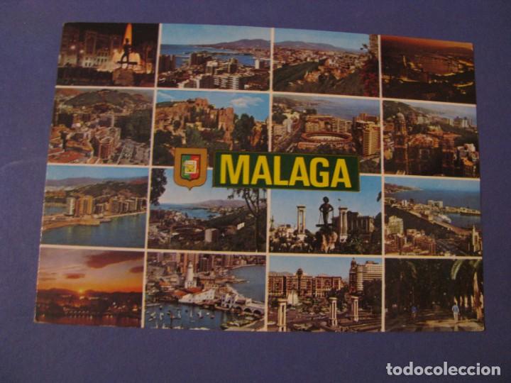 Postales: POSTAL DE MALAGA. DIVERSOS ASPECTOS. DOMINGUEZ.