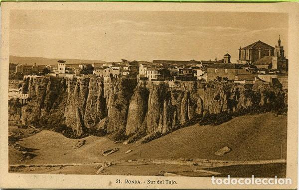 Postales: X127288 ANDALUCIA MALAGA SERRANIA DE RONDA RONDA SUR DEL TAJO