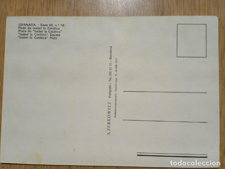 Postales: GRANADA - A. ZERKOWITZ - COCHE ANTIGUO - Foto 2
